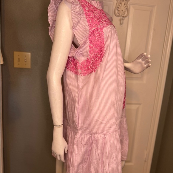 J Marie embroidered Carmel Top size L Retail $118.  #128 - Picture 7 of 12